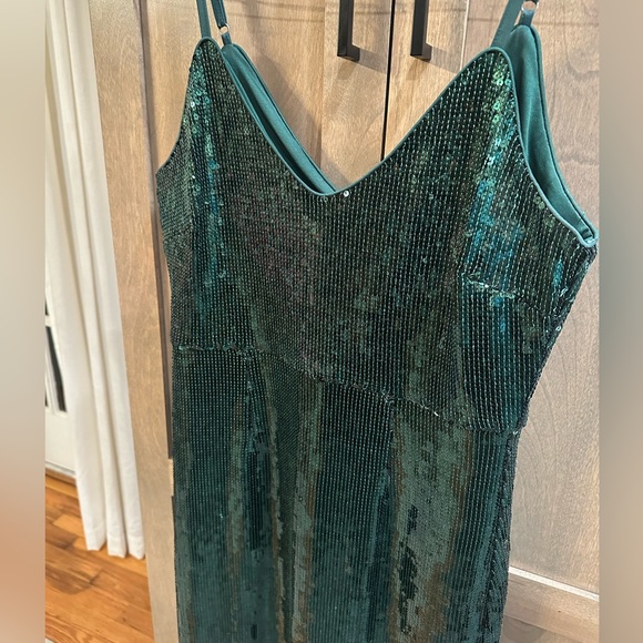 Lulus Anjou Sequin Fringe Sleeveless Midi Dress - Picture 5 of 10